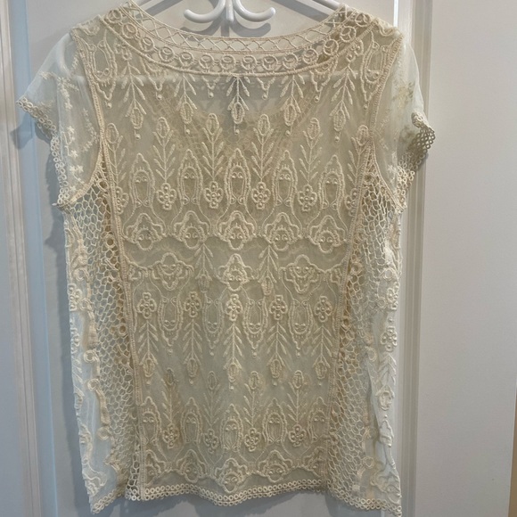 White lace blouse - Picture 2 of 4